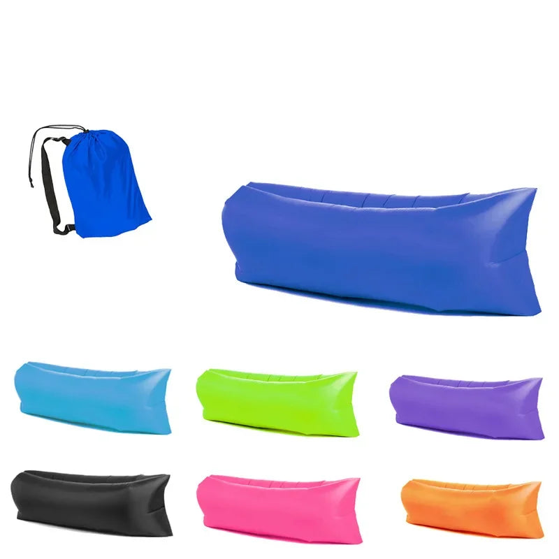 Outdoor portable lazy inflatable sofa Water beach Grassland park Air bed sofa toys inflatable chair Fast Infaltable Air Sofa