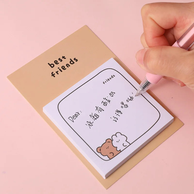 30 sheets Cute Cartoon Bear Sticky Notes Memo Pad Diary Stationary Flakes Scrapbook Decorative kawaii N Times Sticky