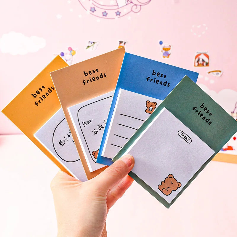 30 sheets Cute Cartoon Bear Sticky Notes Memo Pad Diary Stationary Flakes Scrapbook Decorative kawaii N Times Sticky