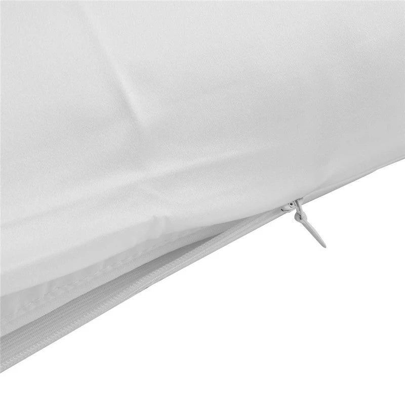 Polyester Satin King Pillowcase Soft Smooth Queen/Standard Pillowcase Cushion Cover Chair Seat Bedding Pillows Cover Home Decor