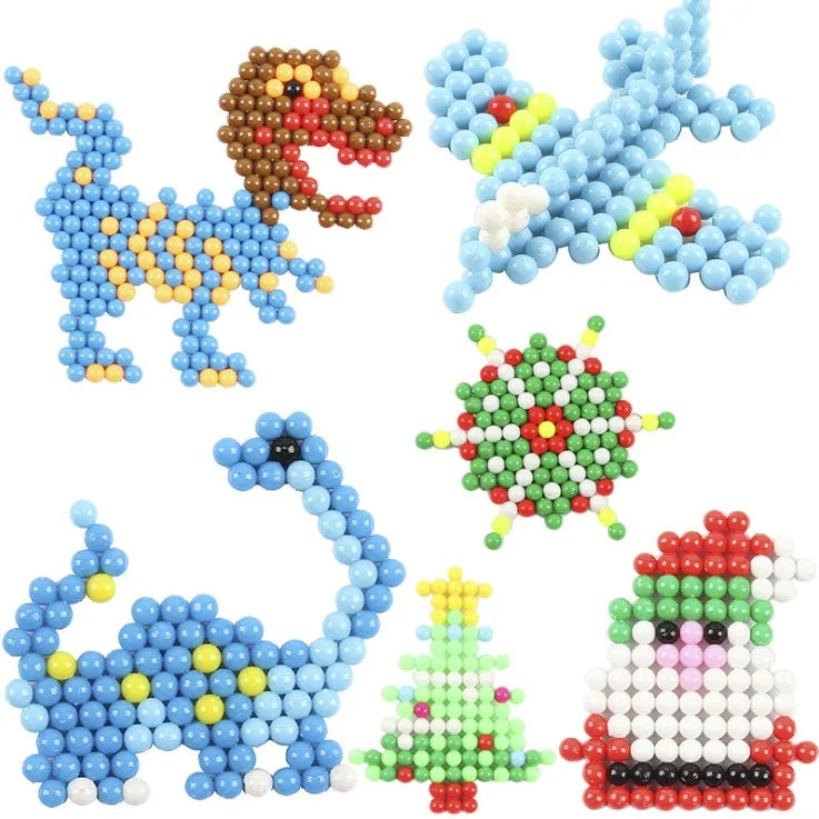 1000pcs/Bag 30 Colors 5mm Water Magic Beads Perlen Spray DIY Tool Hama Beads Children Kids Educational Toys Puzzles Accessories