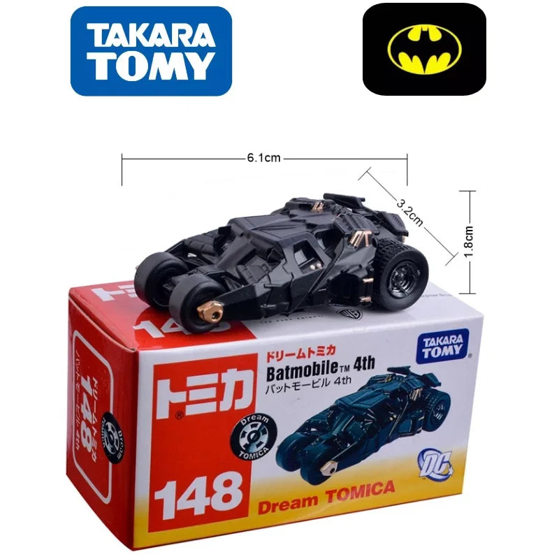 TOMY Alloy MiNi Car Series Gotham Hero Batman Car Perfect Quality Pocket Collection Anime Model 6cm Toys Children Gifts