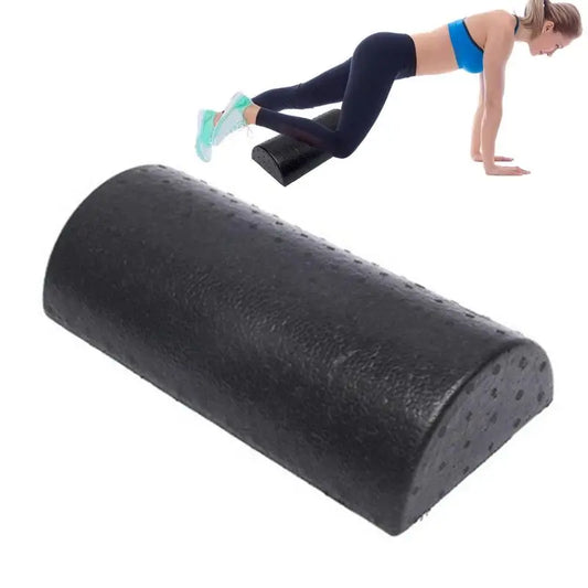 1pc 30cm Half Round EVA Foam Roller For Yoga Pilates Sport Fitness Equipment Balance Pad Yoga Blocks With Massage Floating Point