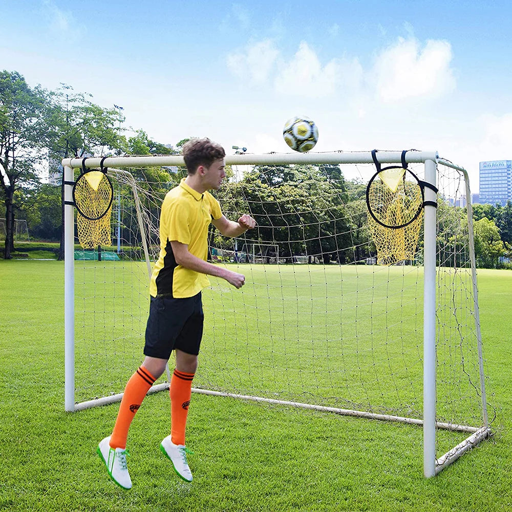 Soccer Training Shooting 1/2pcs Net Equipment Football Training Target Net Goal Youth Free Kick Practice Shooting Soccer Topshot