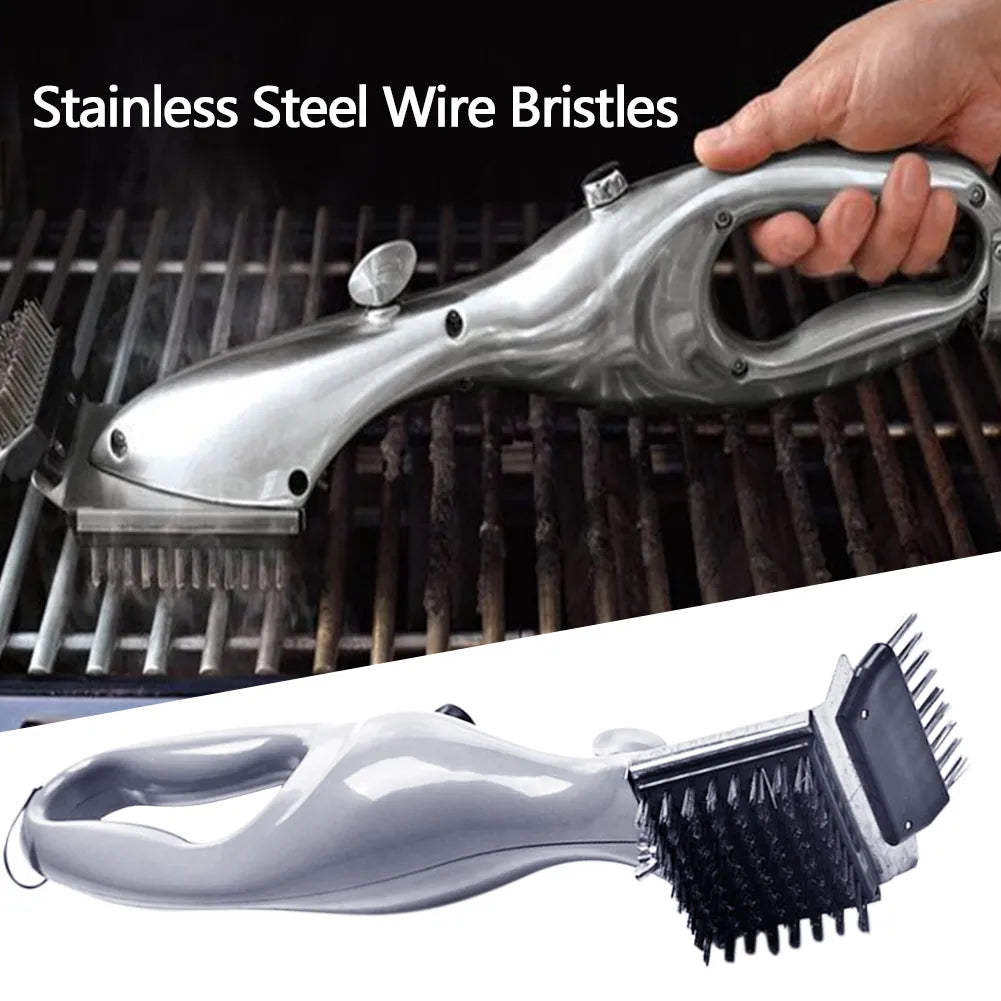 Barbecue Grill Cleaning Brush Portable Barbecue Grill Steam Cleaning Tool Steam or Gas Accessories BBQ Tool Cleaner Kitchen Tool