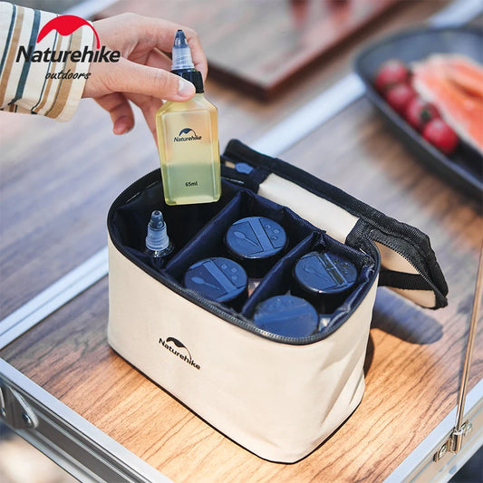 Naturehike Outdoor Camping Picnic Barbecue Kitchen Portable Seasoning Jar Set Cookware Can Bottles