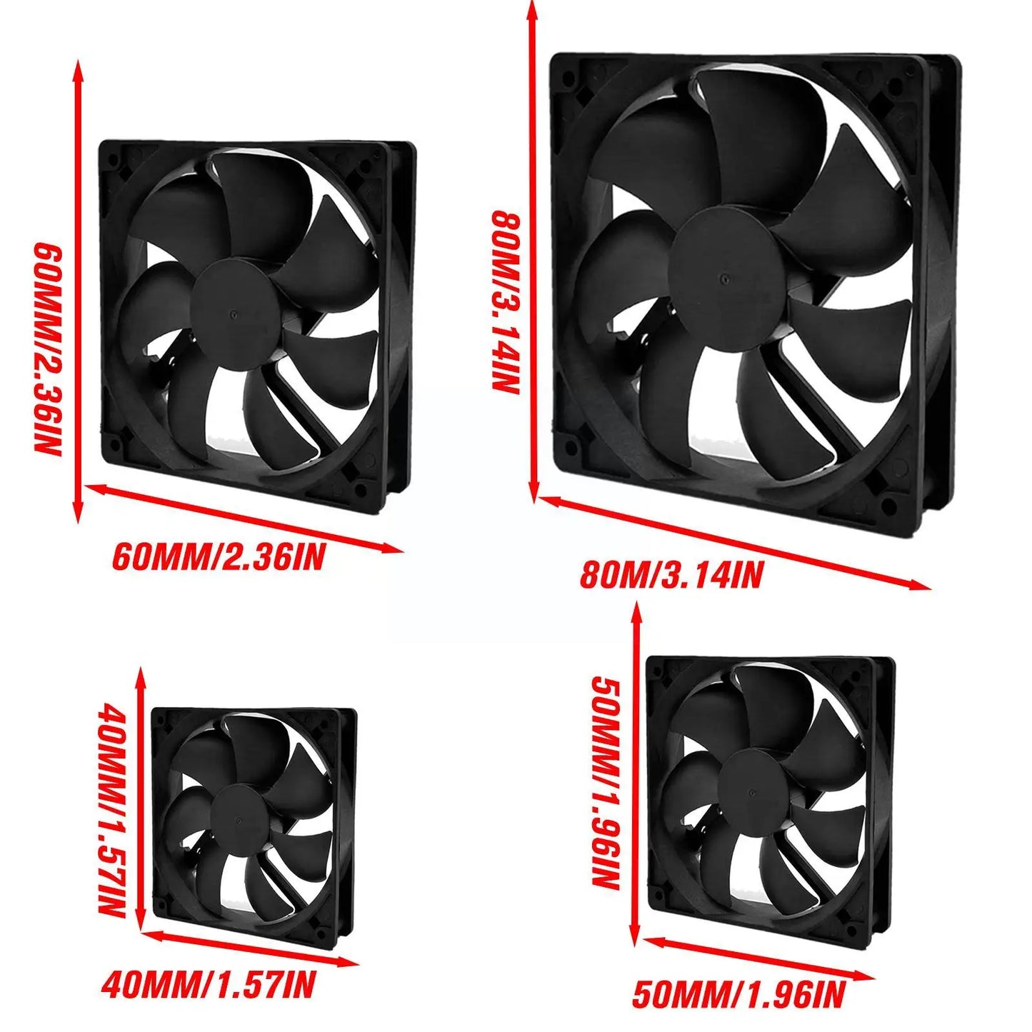 5V Brushless Cooling Fan USB Ventiliator Computer Case 2500RPM Cooler Oil-impregnated PBT CPU Radiator USB Fan PC USB Gadgets