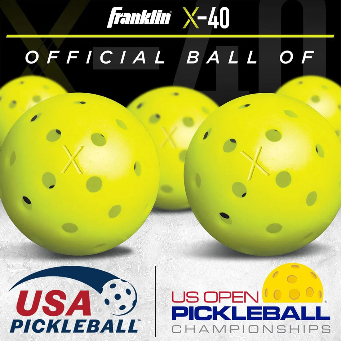 6 Pack Pickleball Balls 40 Holes Pickleballs for Outdoor Indoor Sports Pickle Ball Set Durable Cricket Kit Net Bag