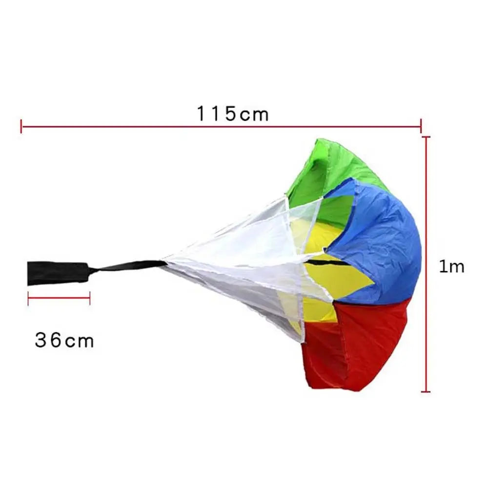 Multiple Color Resistance Outdoor Sport Gym Equipment Chute Parachute Physical Speed Training Umbrella Drag Drills Umbrella