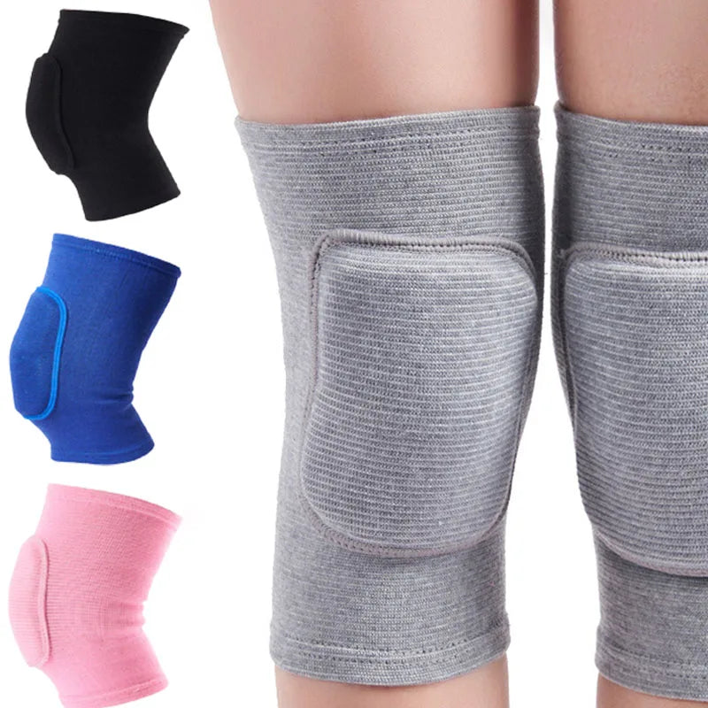 1PC Sports Compression Elastic Knee Pads Thickened Sponge Knee Brace Support for Arthritis Relief Dancing Fitness Training