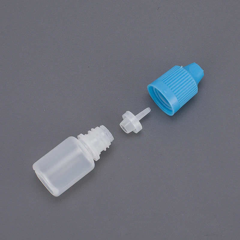 10Pcs 3ml 5ml 10ml 15ml 20ml 30ml 50ml 100ml 120ml LDPE Plastic Squeeze Dropper Bottle Removable Cap Liquid Filling Containers