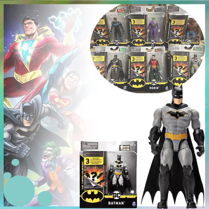 DC Comics Series Superman Movie Batman Action Figure New Joker Movable collection Model Doll Decoration Children's Gifts