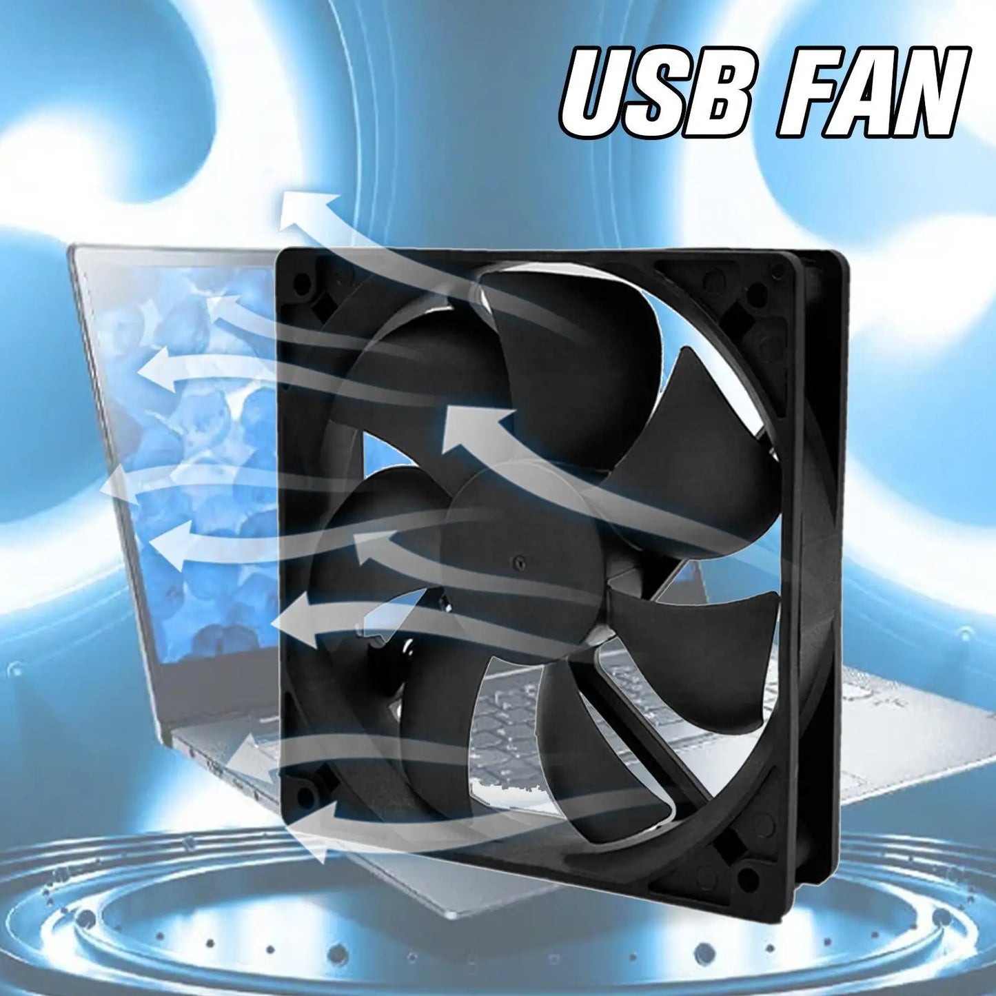 5V Brushless Cooling Fan USB Ventiliator Computer Case 2500RPM Cooler Oil-impregnated PBT CPU Radiator USB Fan PC USB Gadgets