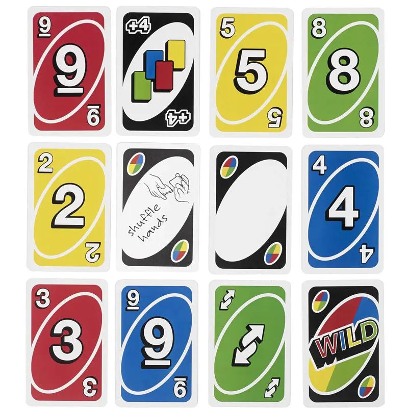 UNO Games Flip Dos Pokemon Avengers Anime Kids and Family Card Board Game Funny Uno Gifts