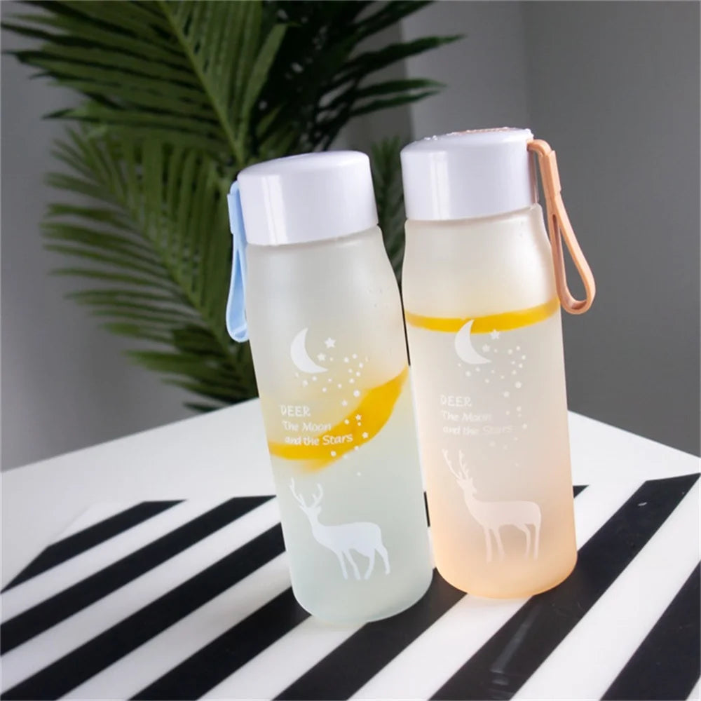 500/560ml Water Bottle Leak Proof for Girls Kids Outdoor Travel Portable Leakproof Drinkware Plastic My Drink Bottle Low price