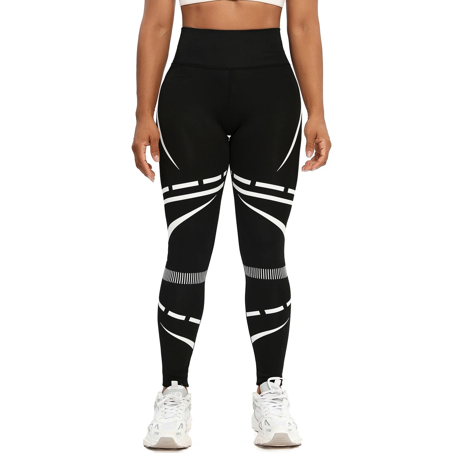 Geo Pattern Leggings Women Seamless Yoga Pants Fitness Women's Pants Sport Running High Waist Energy Workout Tights Gym Clothing