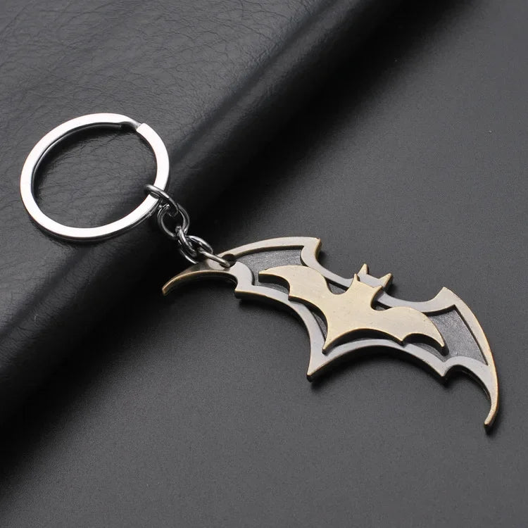 9cm DC Batman Keychain Figure The Dark Knight Rises Periphery Collectible Model Manga Dolls Birthday Keychain Kids Gift Toys