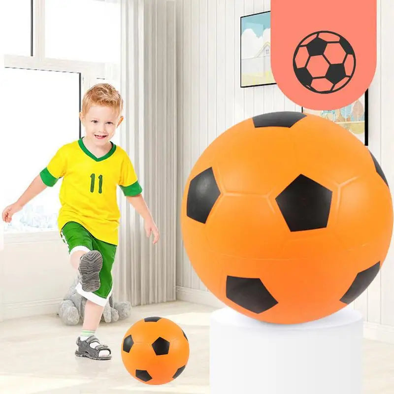 indoor Silent ball PVC Uncoated High Density Soft Soccer Ball No Noise Bouncing Ball Quiet Training Ball For Home Practice new