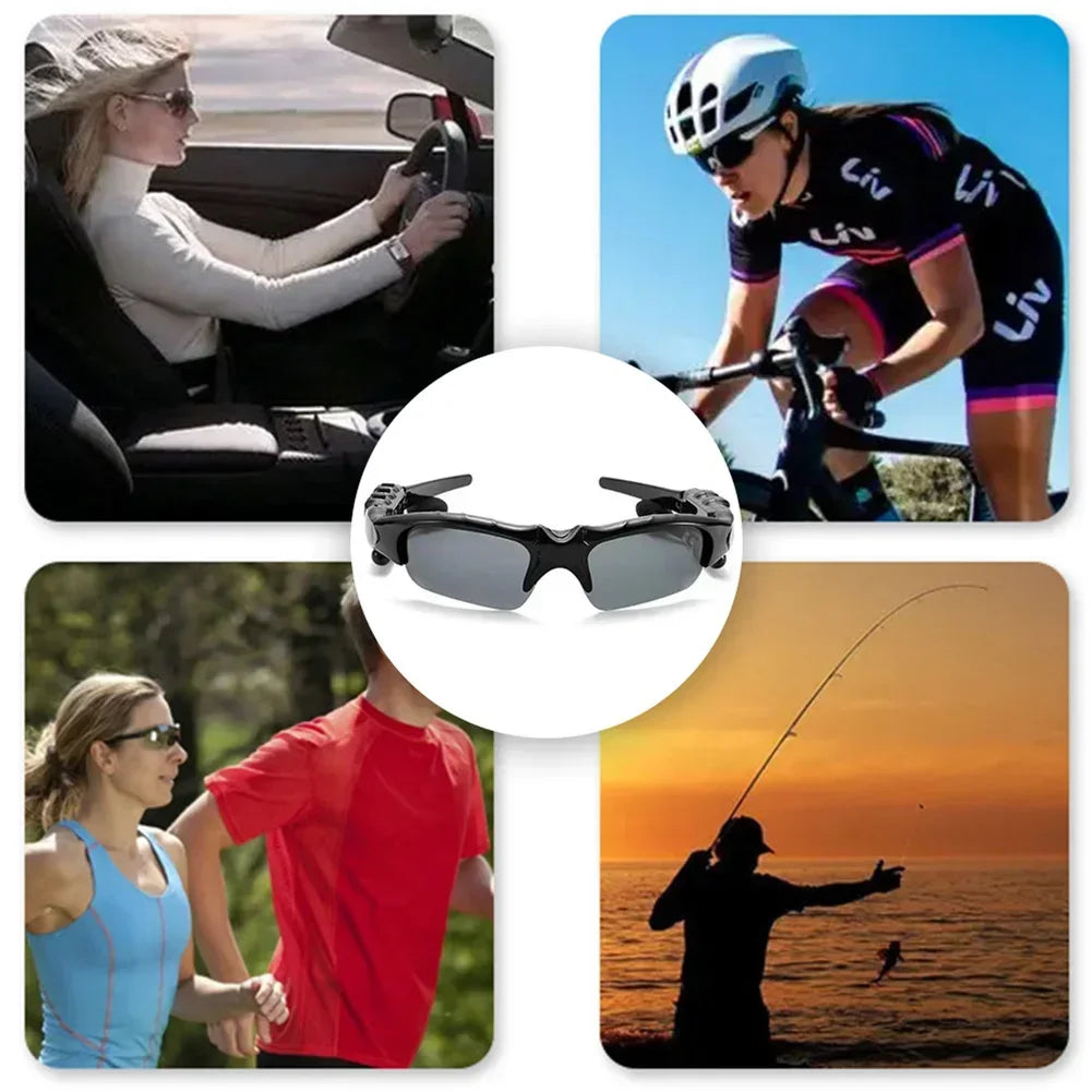 5.0 Stereo Bluetooth Headphones Polarized Sunglasses Outdoor Sports Cycling Audio Glasses Surround Sound Headphones Music & Call