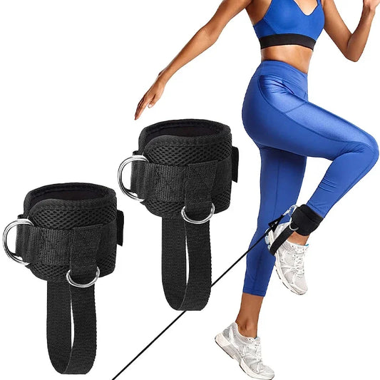 1PC Fitness Ankle Straps For Leg Exercises Adjustable D-Ring Ankle Support Brace Gym Workout Equipment Sports Training Belt