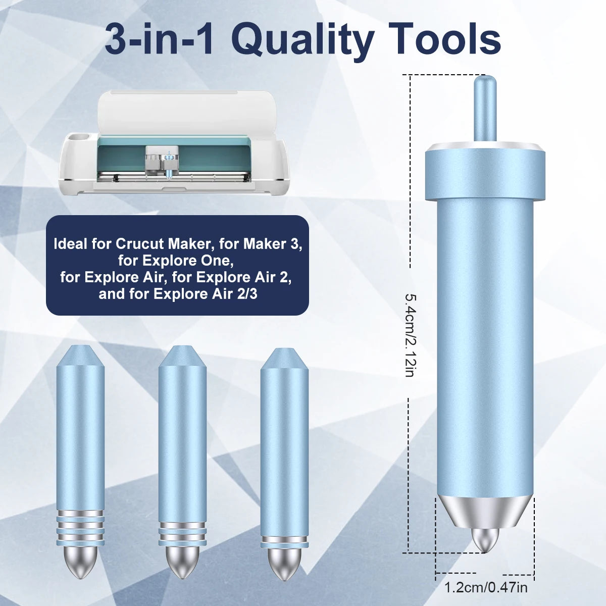 Portable Foil Transfer Tool Kit For Circuit Maker, Maker 3, Explore One, Explore Air, Explore Air 2, Explore Air 3