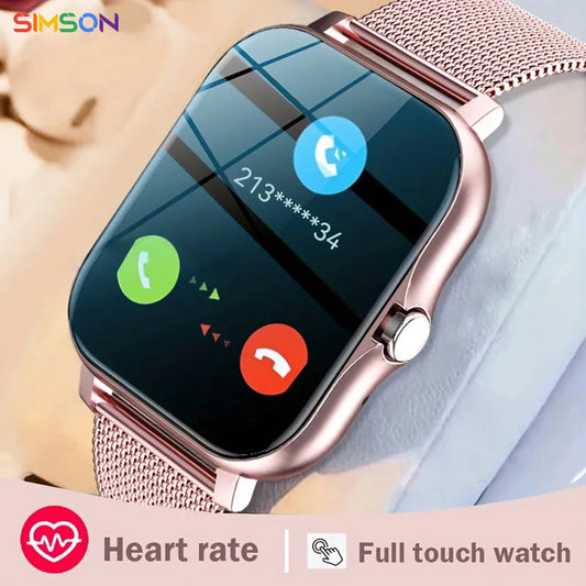 2024 NEW SmartWatch Android Phone 1.44" Colour Screen Full Touch Custom Dial Smart Watch Bluetooth Call