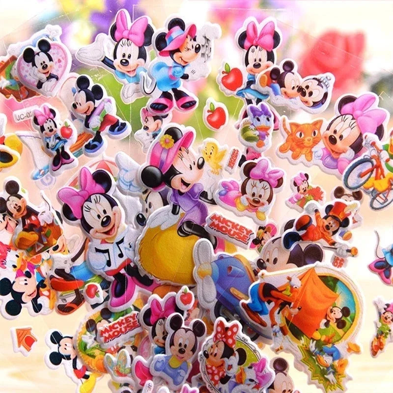 Paw Patrol Dog Toy Stickers 3D Children's Anime Cartoon Tattoo Stickers Bubble Paste Thicken The Reward Stickers Kids Toys Gifts