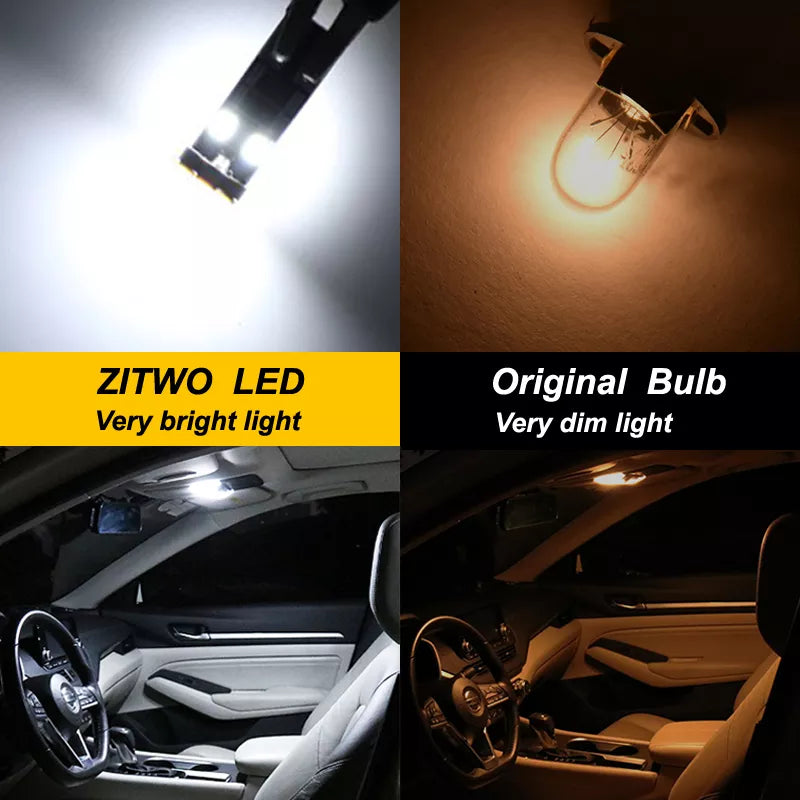 ZITWO 13Pcs LED Interior Dome Reading Light Bulb Kit For VW Volkswagen Golf 4 MK4 1999 2000 2001 2002 2003 2004 2005 Accessories