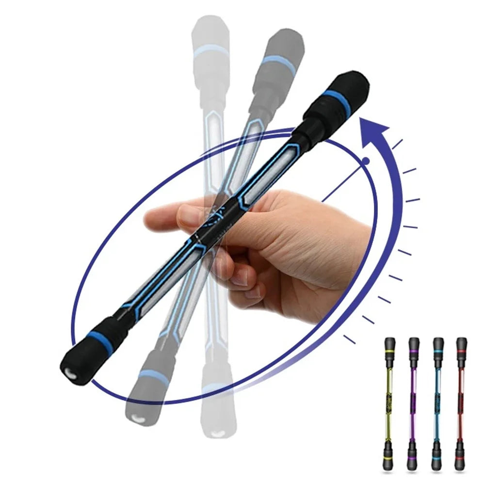 1/2/4PCS Creative Spinning Pen Spinner Toy Adult Kids Stress Relieve Rotating Gel Pens Anti-slip Hand Spinner Student Stationary