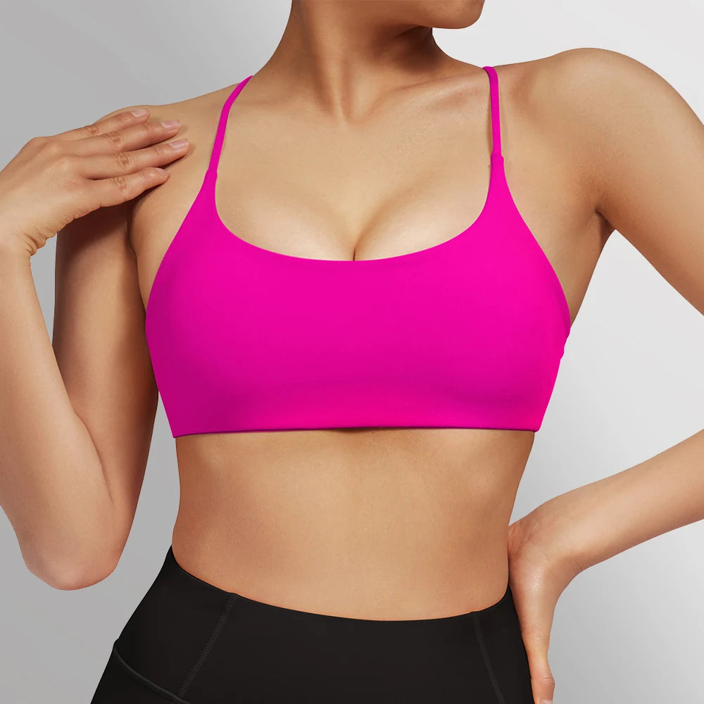 Sport Bra Fitness Top Seamless Yoga Bra Black White Running Yoga Gym Crop Top Women Push Up  Sports Bra 2023 Women