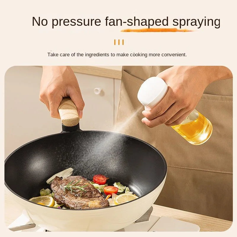 Kitchen Oil Bottle Cooking Oil Spray Olive Oil Bottle Fitness Barbecue Spray Oil Dispenser