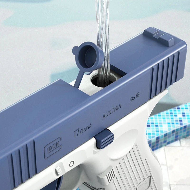 Summer Mini Manual Water Gun Toy Glock Pistol Unharmful Non Electric Water Spray Toy Outdoor Swimming Pool Beach for Kids Adult