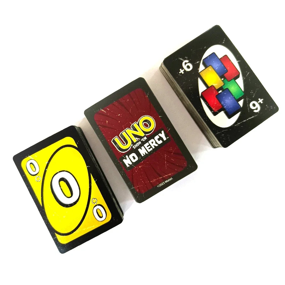 Uno No mercy Game Board Games UNO Cards Table Family Party Entertainment UNO Games Card Toys Children Birthday Christmas