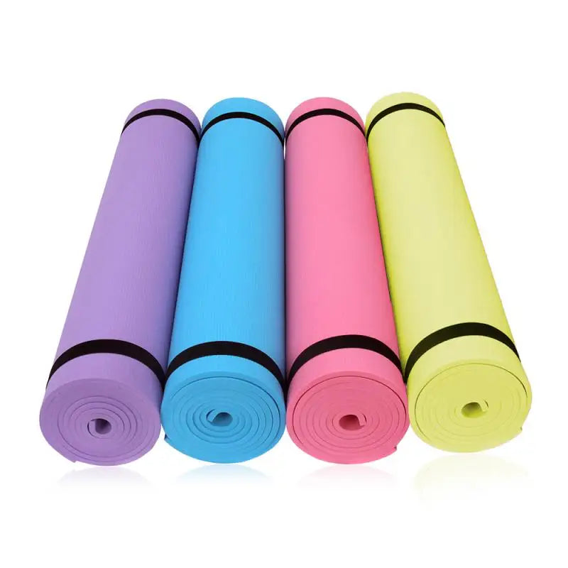 Folding Yoga Mat Anti-skid Sports Fitness Mat 4mm Thick EVA Comfort Foam Yoga Matt for Exercise, Yoga, Pilates Gymnastics Mat