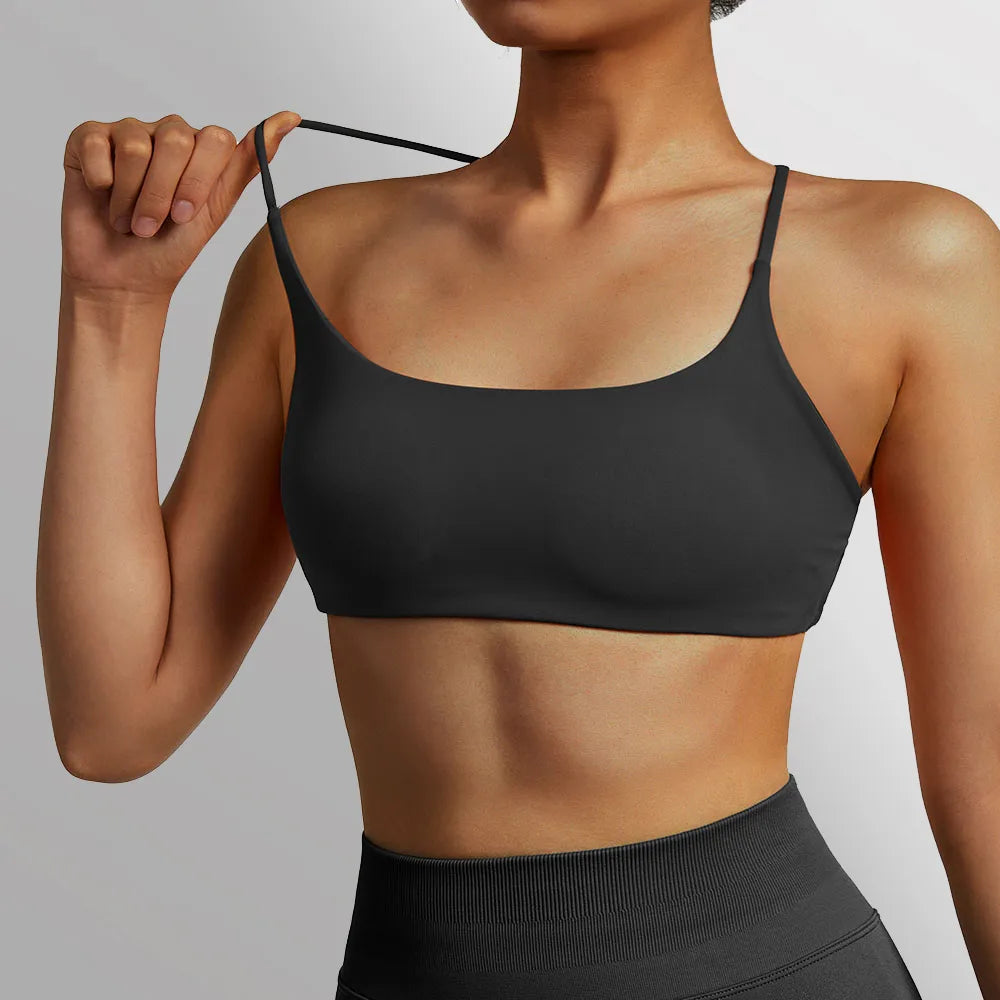 Sport Bra Fitness Top Seamless Yoga Bra Black White Running Yoga Gym Crop Top Women Push Up  Sports Bra 2023 Women