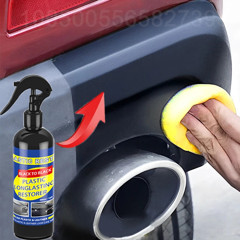 Car Plastic Restorer Back To Black Gloss Car Cleaning Products Plastic Leather Restore Auto Polish And Repair Coating Renovator