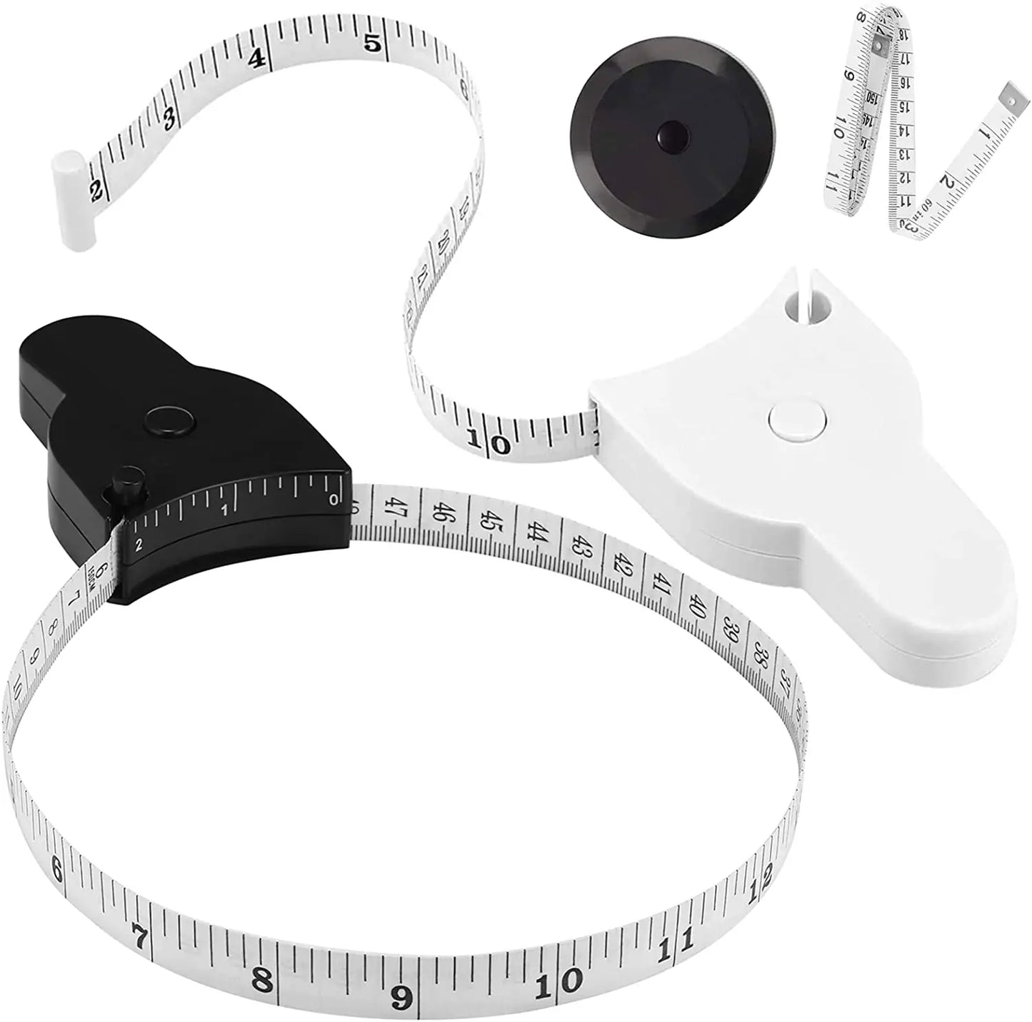 150CM Body Measuring Tape Measure Ruler Retractable Tape for Body Fat Weight Monitor Fitness body Body Waist Arms Measuring Tape