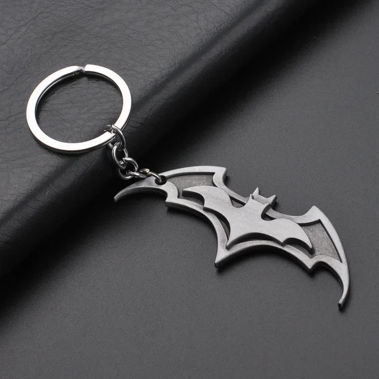 9cm DC Batman Keychain Figure The Dark Knight Rises Periphery Collectible Model Manga Dolls Birthday Keychain Kids Gift Toys