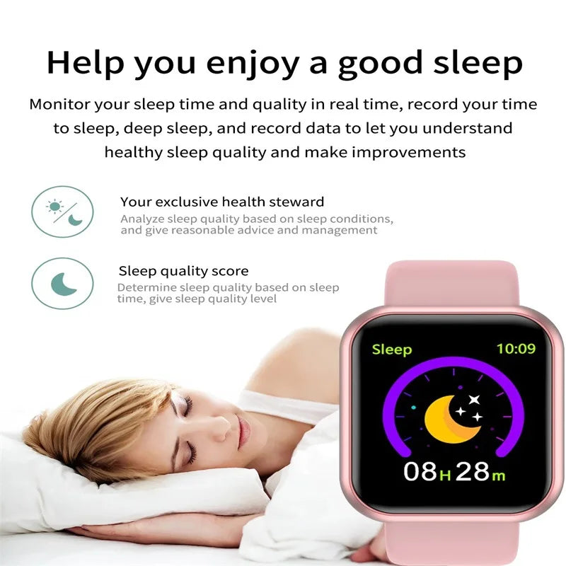 Y68 Smart Watch For Android Men and Women and Children Smartwatch Fitness Watches Bracelet Men Smart Watch For Women Smartwatch